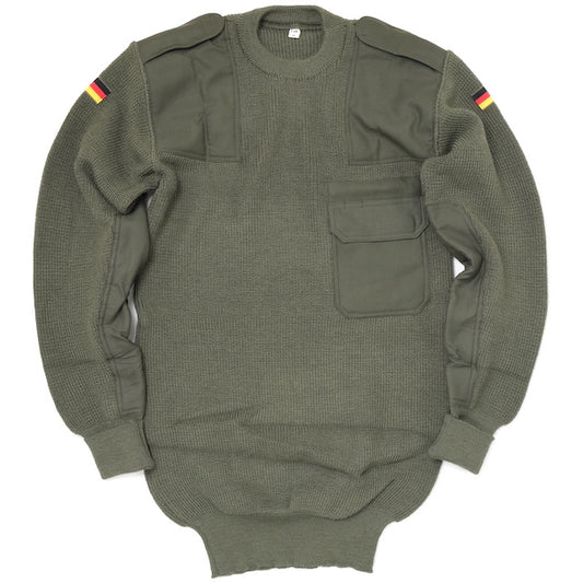 World Surplus German Army Actual Command Sweater [OD]