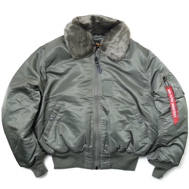 ALPHA（アルファ）TYPE B-15 フライトジャケット [TA0215-159][CORE V.GRAY][BLACK]