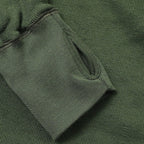 ワールドサープラス   フランス陸軍実物  フロントZIP ウール カーディガン [GREEN]