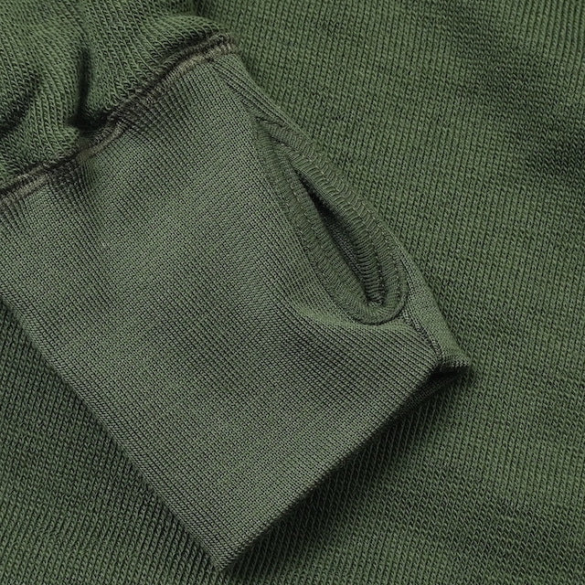 ワールドサープラス   フランス陸軍実物  フロントZIP ウール カーディガン [GREEN]