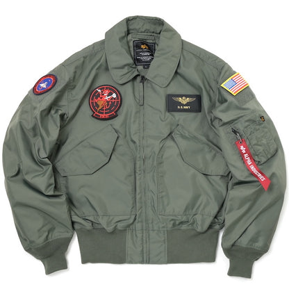 ALPHA CWU-36/P NOMEX Style Sage with US Navy patch [VX-31] [with 4 Velcro points]