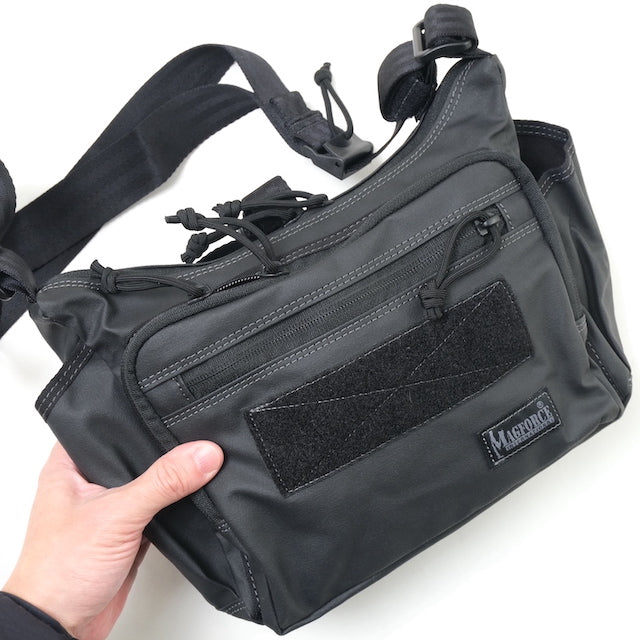 MAGFORCE Mini Gemini Sling Bag [MF-A0901][Black PVC][Mini Gemini Sling Bag]