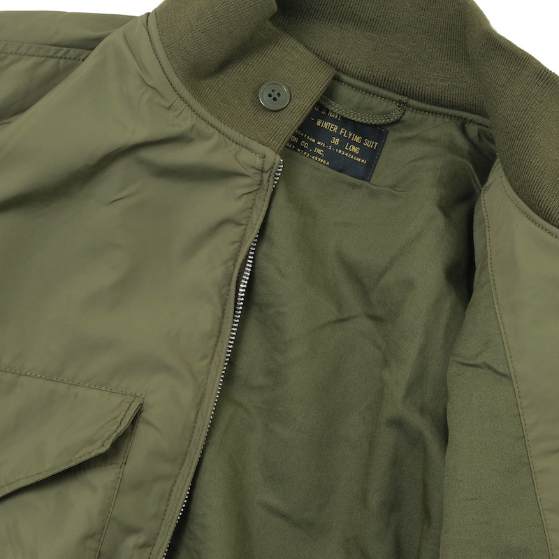 HOUSTON（ヒューストン）U.S.NAVY TYPE G-8 WEP JACKET 初期型 [VINTAGE GREEN]