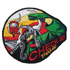 Military Patch（ミリタリーパッチ）36th FS CHECK SIX  [フック付き]【レターパックプラス対応】【レターパックライト対応】