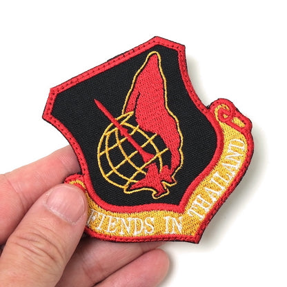 Military Patch 36th FS FIENDS IN THAILAND [With hook] [Compatible with Letter Pack Plus] [Compatible with Letter Pack Light]