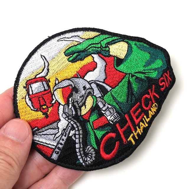 Military Patch（ミリタリーパッチ）36th FS CHECK SIX  [フック付き]【レターパックプラス対応】【レターパックライト対応】