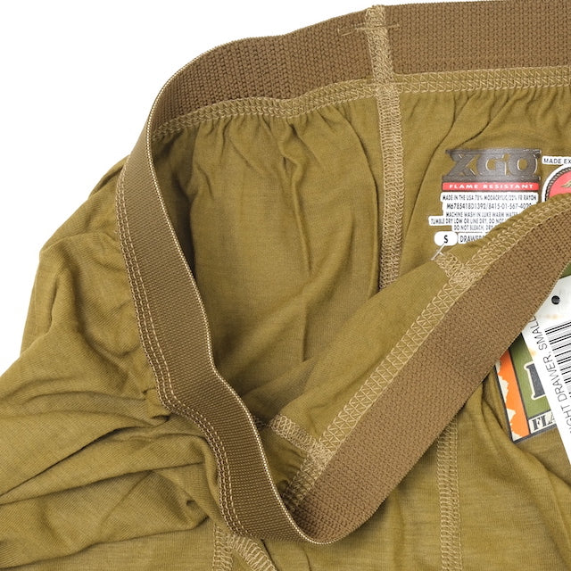US (US military release product) USMC FROG SILKWEIGHT UNDERDRAWERS Coyote for Marine Corps [Letter Pack Plus compatible]