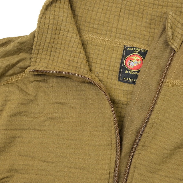 US (US military release product) USMC FROG MIDWEIGHT UNDERWEAR PULLOVER COYOTE for Marine Corps