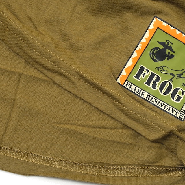 US (US military release product) USMC FROG SILKWEIGHT UNDERSHIRTS COYOTE for Marine Corps [Letter Pack Plus compatible]