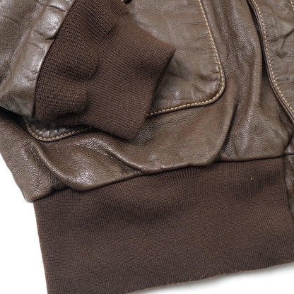 MORGAN MEMPHIS BELLE Type A-2 Classic Classic Flight Jacket [ANTIQUE BROWN] [GOAT SKIN/Goat Leather] With AF Mark WW2 Specifications