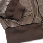MORGAN MEMPHIS BELLE（モーガン メンフィスベル）Type A-2 Classic クラシック フライトジャケット [ANTIQUE BROWN][GOAT SKIN/山羊(ヤギ)皮革] AFマーク付 WW2 仕様