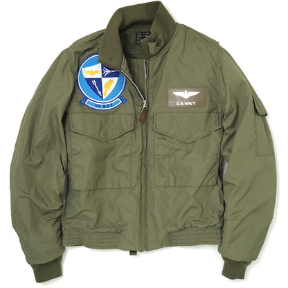 HOUSTON USNAVY TYPE G-8 WEP JACKET Early model with VA-882 patch [VINTAGE GREEN]