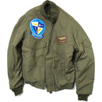 HOUSTON（ヒューストン）U.S.NAVY TYPE G-8 WEP JACKET 初期型 VA-882パッチ付き  [VINTAGE GREEN]