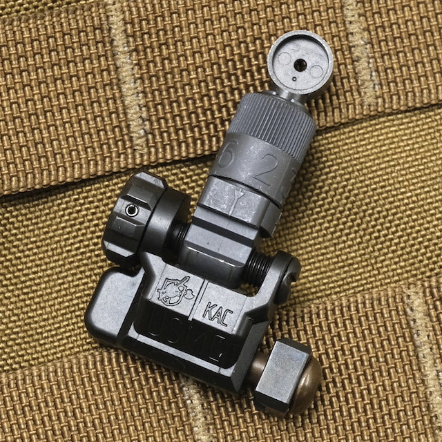 US (US military release product) USMC Micro Rear Sight Assembly 600m [Made by Knights Armament] [Micro Rear Sight Assembly] [Letter Pack Plus compatible] [Letter Pack Light compatible]