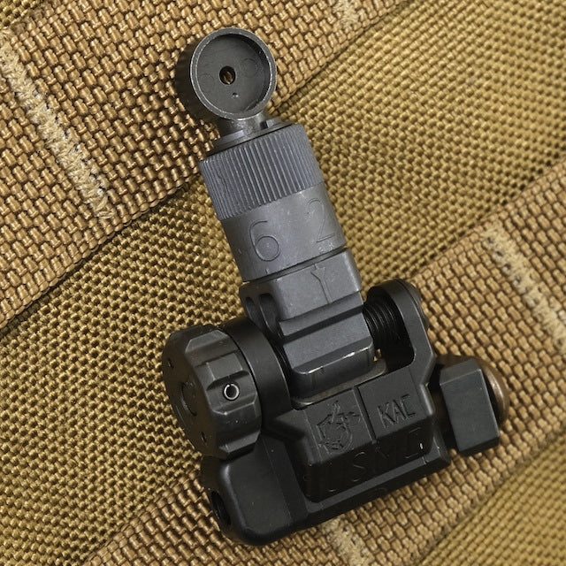 US (US military release product) USMC Micro Rear Sight Assembly 600m [Made by Knights Armament] [Micro Rear Sight Assembly] [Letter Pack Plus compatible] [Letter Pack Light compatible]