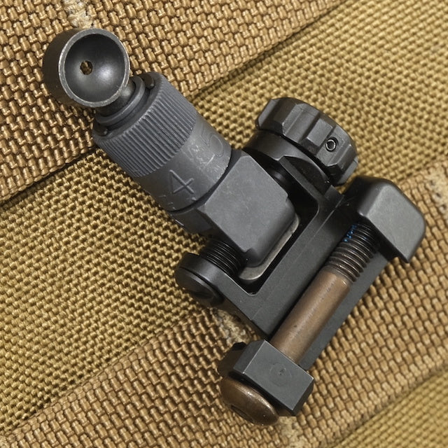 US (US military release product) USMC Micro Rear Sight Assembly 600m [Made by Knights Armament] [Micro Rear Sight Assembly] [Letter Pack Plus compatible] [Letter Pack Light compatible]