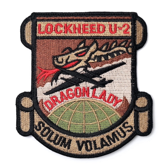 Military Patch（ミリタリーパッチ）LOCKHEED U-2 SOLUM VOLAMUS OCP  [フック付き]【レターパックプラス対応】【レターパックライト対応】