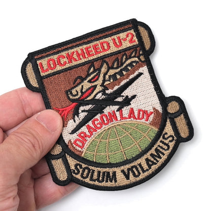 Military Patch（ミリタリーパッチ）LOCKHEED U-2 SOLUM VOLAMUS OCP  [フック付き]【レターパックプラス対応】【レターパックライト対応】