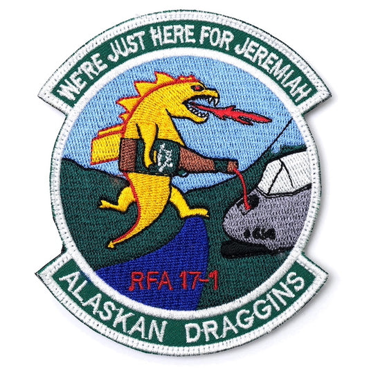 Military Patch（ミリタリーパッチ）ALASKAN DRAGGINS RFA 17-1  [フック付き]【レターパックプラス対応】【レターパックライト対応】