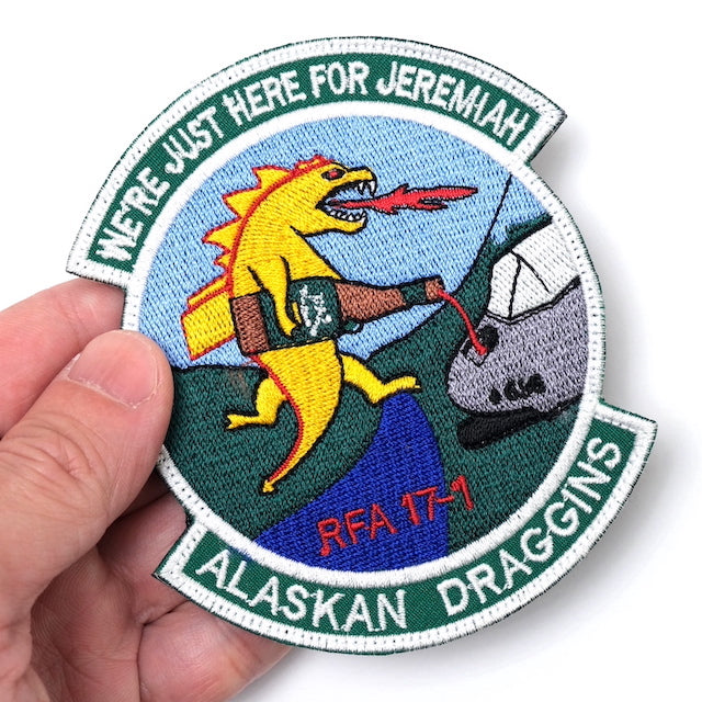 Military Patch ALASKAN DRAGGINS RFA 17-1 [With hook] [Letter Pack Plus compatible] [Letter Pack Light compatible]