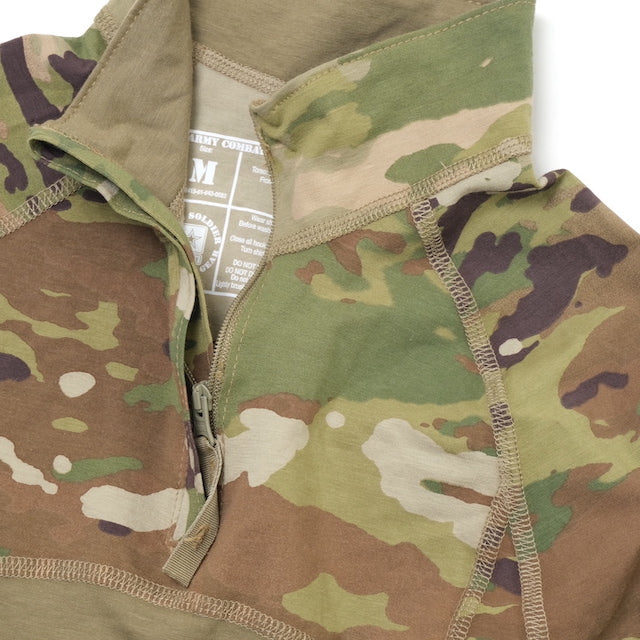 US (U.S. military release product) Quarter Zip Combat Shirt [OCP Multicam]