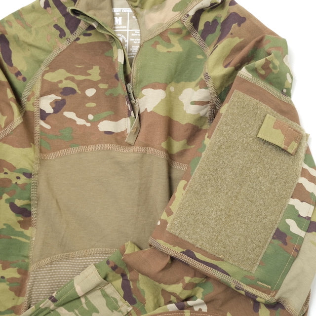US (U.S. military release product) Quarter Zip Combat Shirt [OCP Multicam]