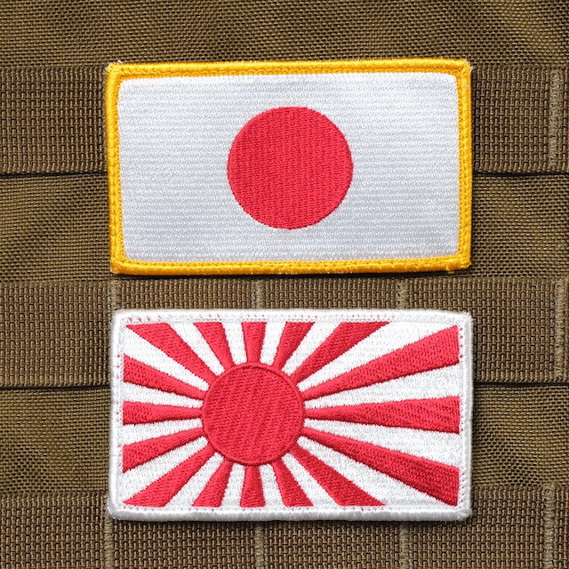 Military Patch Navy Flag/Maritime Self-Defense Force Flag Full Color with Hook [Letter Pack Plus Compatible] [Letter Pack Light Compatible]
