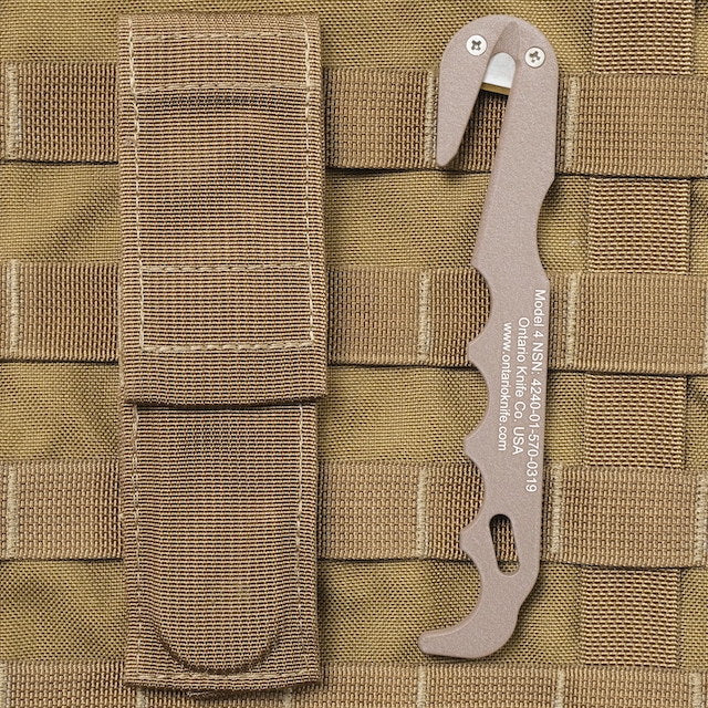 US（米軍放出品）ONTARIO ストラップカッター [Coyote][MODEL 4 CB