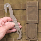 US（米軍放出品）ONTARIO ストラップカッター [Coyote][MODEL 4 CB Strap Cutter/Rescue Tool]【レターパックプラス対応】【レターパックライト対応】