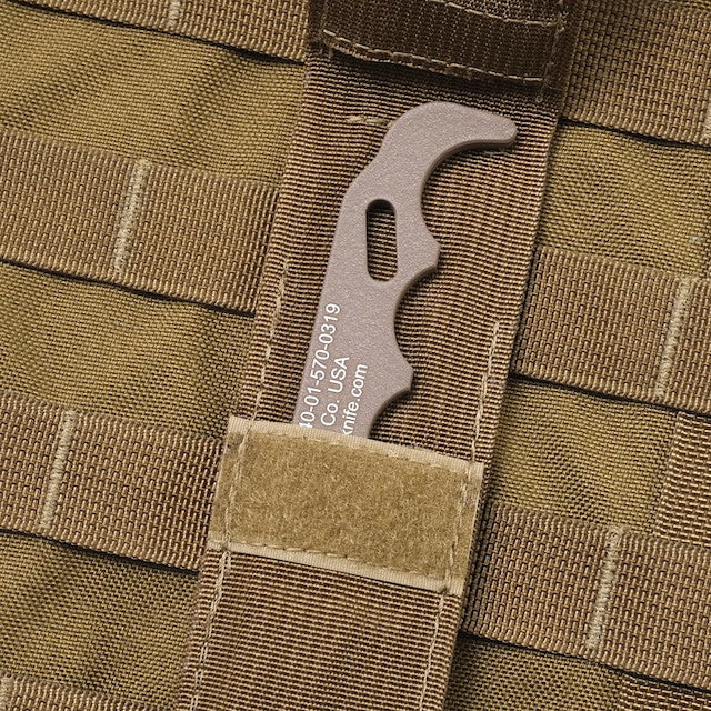 US（米軍放出品）ONTARIO ストラップカッター [Coyote][MODEL 4 CB Strap Cutter/Rescue Tool]【レターパックプラス対応】【レターパックライト対応】
