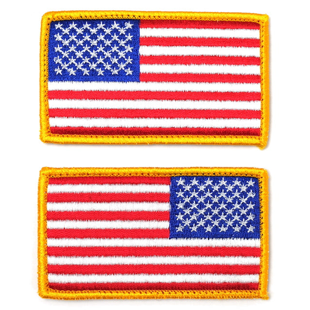 Military Patch US Flag American Flag Full Color [With Hook] [Compatible with Letter Pack Plus] [Compatible with Letter Pack Light]