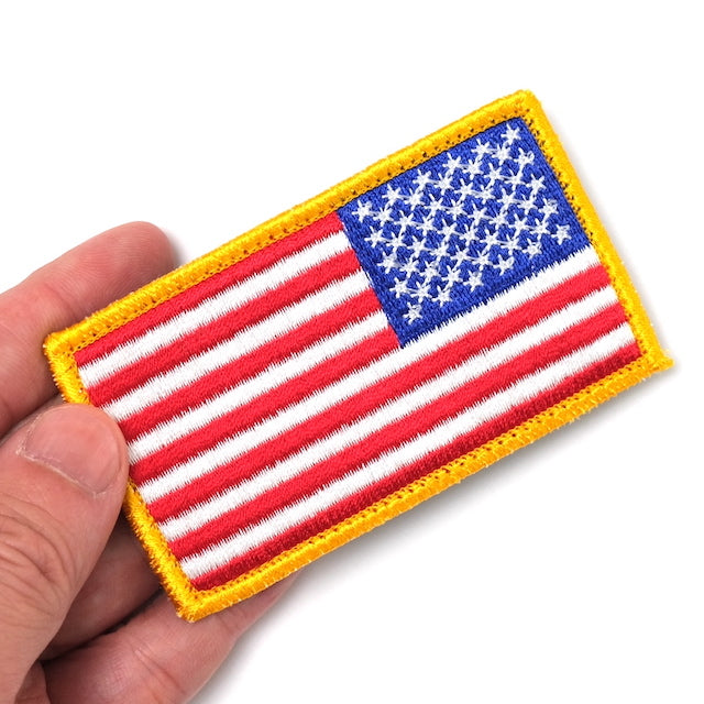 Military Patch US Flag American Flag Full Color [With Hook] [Compatible with Letter Pack Plus] [Compatible with Letter Pack Light]