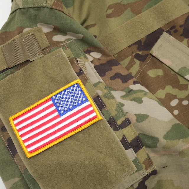 Military Patch US Flag American Flag Full Color [With Hook] [Compatible with Letter Pack Plus] [Compatible with Letter Pack Light]