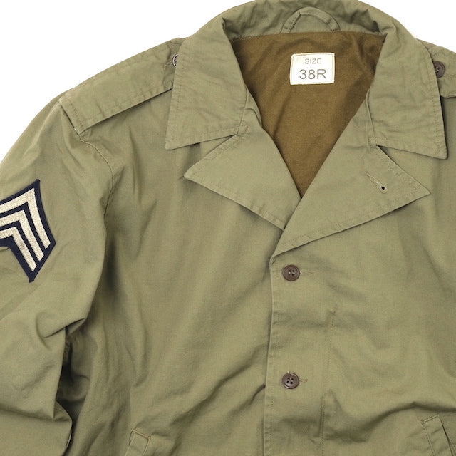 SESSLER M-41 Field Jacket Khaki with patch [Sergeant Third Class] [Washed] [Nakata Shoten]