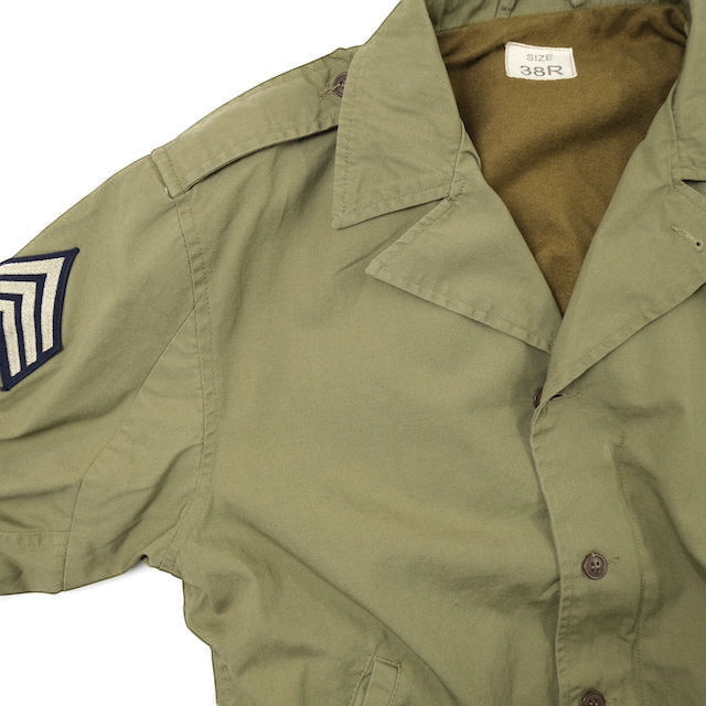 SESSLER M-41 Field Jacket Khaki with patch [Sergeant Third Class] [Washed] [Nakata Shoten]