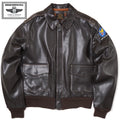 MORGAN MEMPHIS BELLE（モーガン メンフィスベル）Type A-2 Classic レザー フライトジャケット カウハイド ダークブラウン AFマーク付 WW2 仕様 [MG-521-DK-WM] 【中田商店】