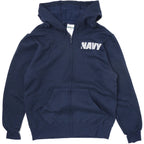 SOFFE(ソフィー) NAVY PT HOOD ジップ フーディ リフレクタープリント [9477NX][NAVY]