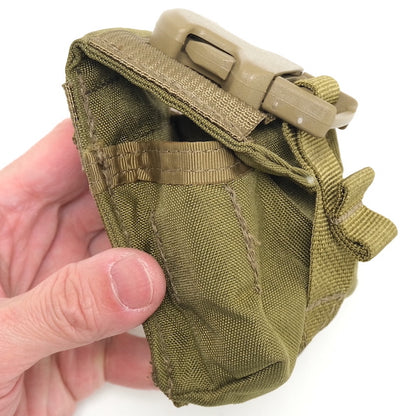 US（米軍放出品）EAGLE SFLCS Single Frag Grenade Pouch [Khaki][シングルフラッググレネードポーチ]【レターパックプラス対応】