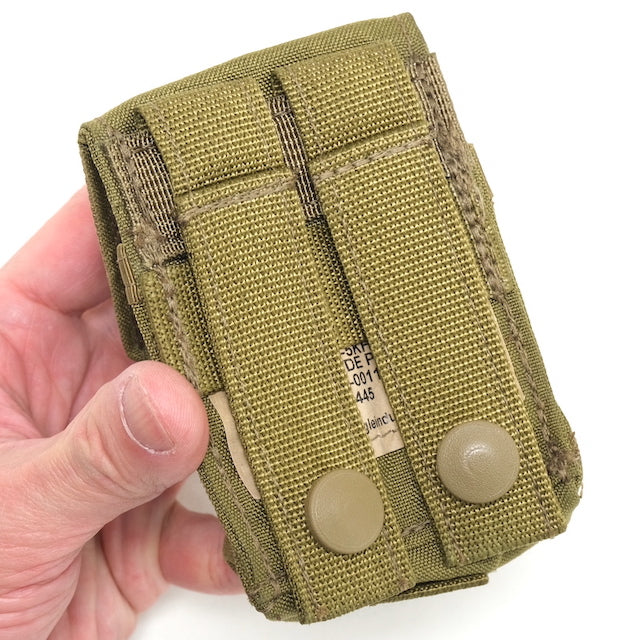 US（米軍放出品）EAGLE SFLCS Single Frag Grenade Pouch [Khaki 