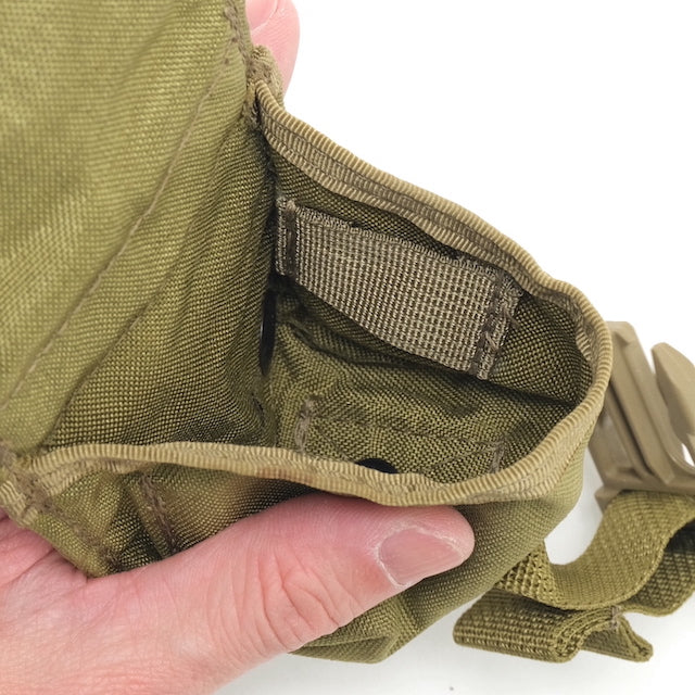 US（米軍放出品）EAGLE SFLCS Single Frag Grenade Pouch [Khaki 