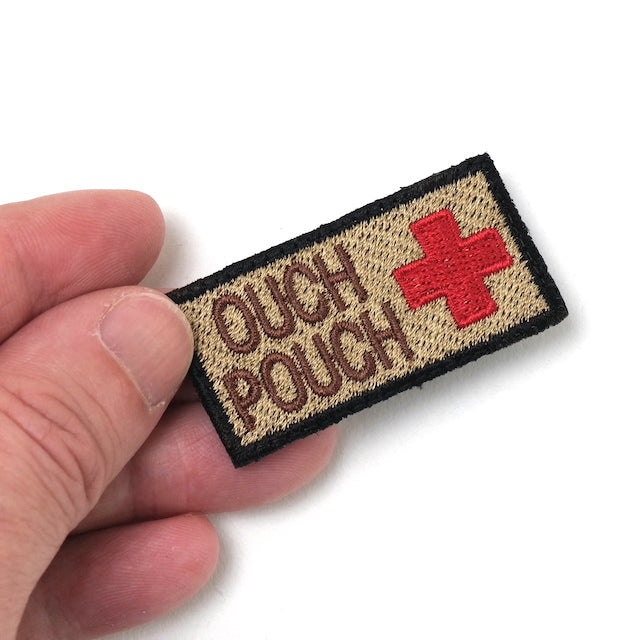 Military Patch（ミリタリーパッチ）OUCH POUCH ミニパッチ [フック付き]【レターパックプラス対応】【レターパックライト対応】