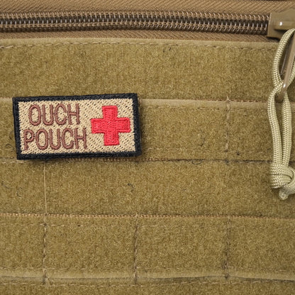 Military Patch（ミリタリーパッチ）OUCH POUCH ミニパッチ [フック付き]【レターパックプラス対応】【レターパックライト対応】