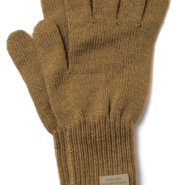 US（米軍放出品）ウールグローブ [Coyote][CW GLOVE INSERT TYPE II CLASS 5]【レターパックプラス対応】【レターパックライト対応】