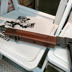 MILITARY NAKATA THOMPSON M1A1 non-movable model gun [US military real wooden parts] [Thompson M1A1]