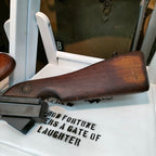 MILITARY NAKATA THOMPSON M1A1 non-movable model gun [US military real wooden parts] [Thompson M1A1]