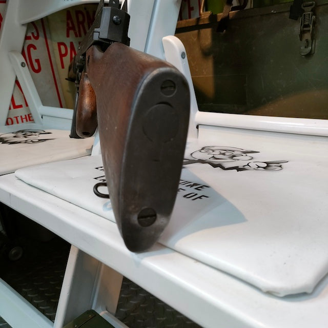 MILITARY NAKATA THOMPSON M1A1 non-movable model gun [US military real wooden parts] [Thompson M1A1]