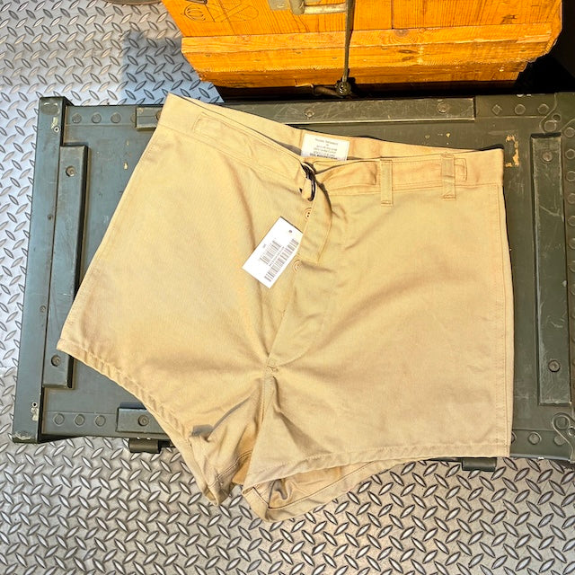 [Store Only] US (Military Surplus) Authentic U.S. Navy Swim Trunks [Khaki] [Brand New]