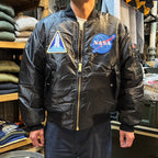 【店頭販売のみ】ROTHCO（ロスコ）MA-1 Flight Jacket [NASA][BLACK]