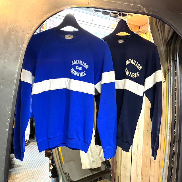 【店頭販売のみ】フランス軍 ARMY Raglan Sports Sweat Shirts [中古] [2色]