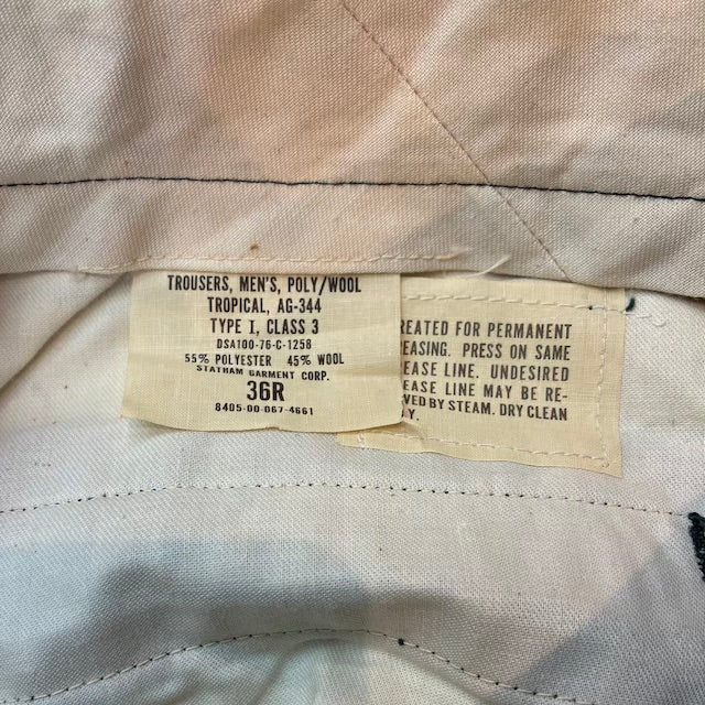 【店頭販売のみ】US（米軍放出品）ARMY 制服用 ドレスパンツ メンズ [中古]